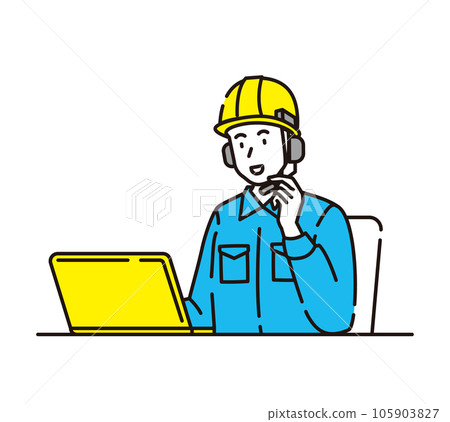 Helmet instruction operator 105903827