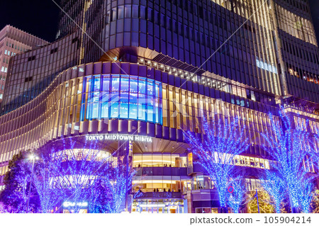 [Urban scenery of Tokyo] Illuminations of Tokyo Midtown Hibiya 105904214