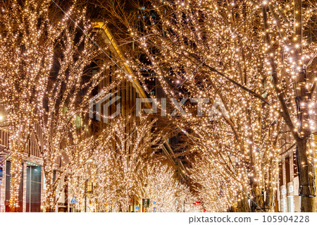 [Urban scenery of Tokyo] Marunouchi illumination 105904228