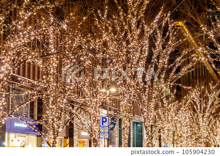 [Urban scenery of Tokyo] Marunouchi illumination 105904230