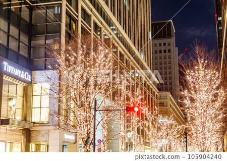 [Urban scenery of Tokyo] Marunouchi illumination 105904240