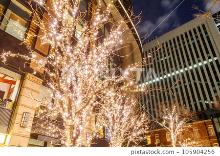 [Urban scenery of Tokyo] Marunouchi Illumination (Ichigokan Plaza) 105904256