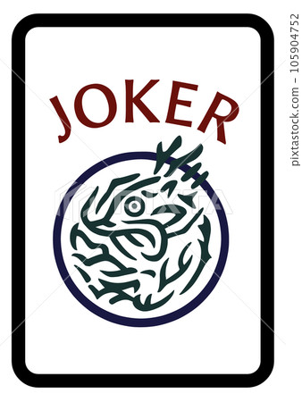 Mahjong tile Joker Mahjong tile Joker 105904752