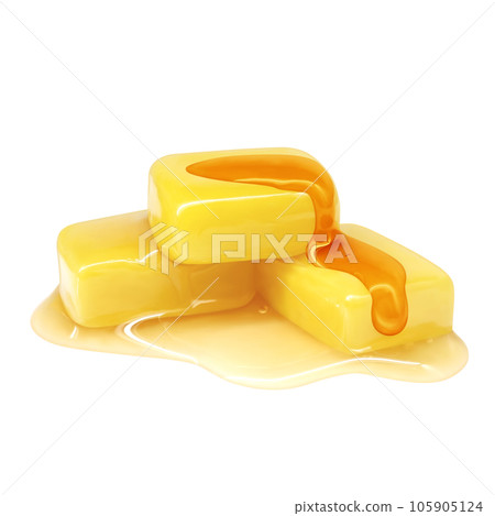Honey butter illustration real Honey butter illustration real 105905124
