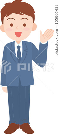 vector, vectors, business man 105905432