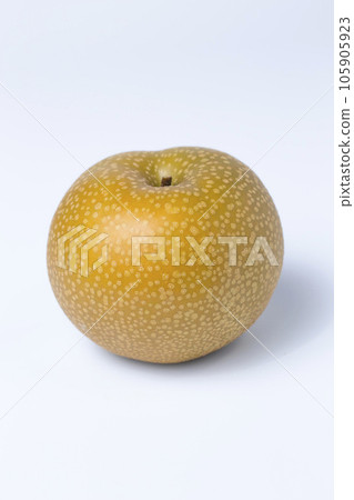白色背景上的梨照片 紅梨 Akikansen 105905923