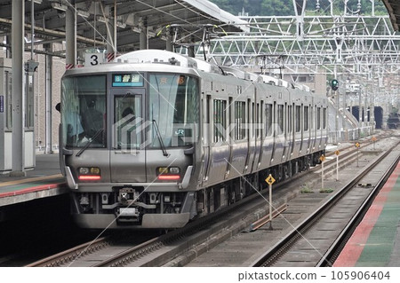 JR West Series 223 Series 2500 R54 Kosei Line B Local bound for Kyoto JR West Series 223 Series 2500 R54 Kosei Line B Local bound for Kyoto 105906404