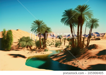 Oasis in the desert - Generative AI 105906405