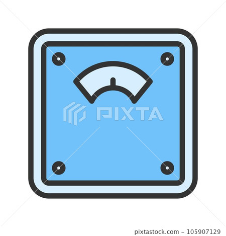 Weight Scale Icon Image. 105907129