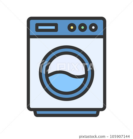 Washing Machine Icon Image. 105907144