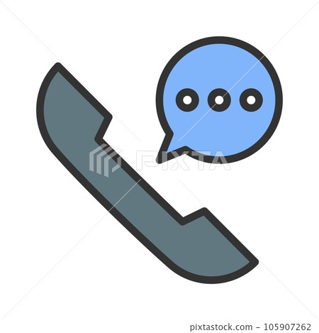 Telepone Icon Image. 105907262