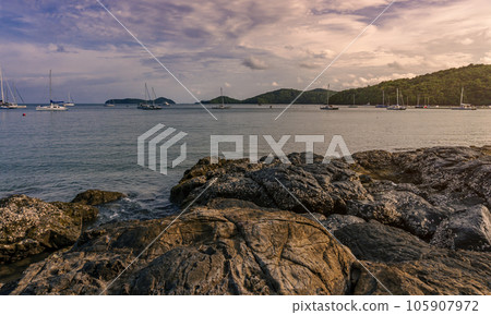 Seascape landscape nature with sky and cloud Seascape landscape nature with sky and cloud 105907972