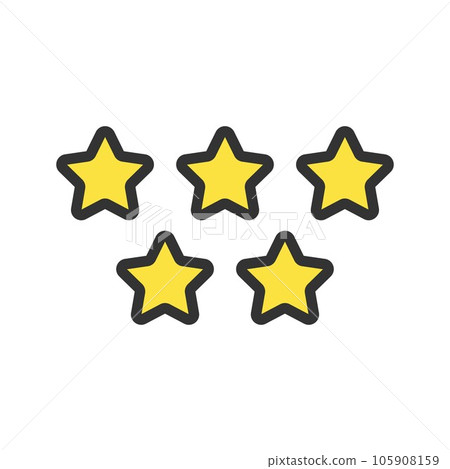 Star Review Icon Image. Star Review Icon Image. 105908159