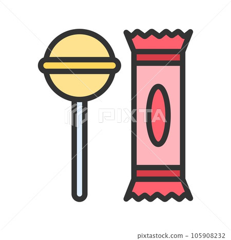 Snacks Icon Image. 105908232