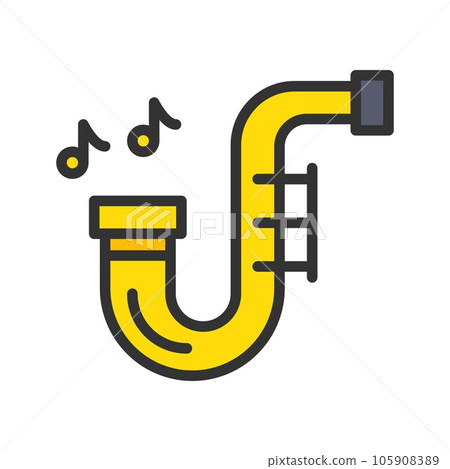 Saxophone Icon Image. Saxophone Icon Image. 105908389