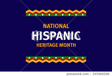 National hispanic heritage month festival... - Stock Illustration ...