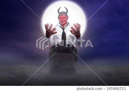 Scary demon Halloween Scary demon Halloween 105908721