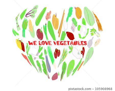 we love vegetables we love vegetables 105908968