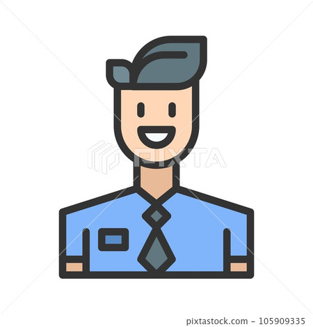 Receptionist Icon Image. Receptionist Icon Image. 105909335