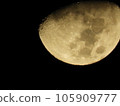 moon floating in the night sky 105909777