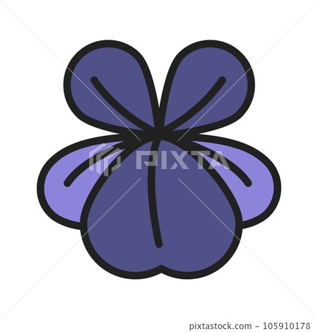Pansy Icon Image. Pansy Icon Image. 105910178