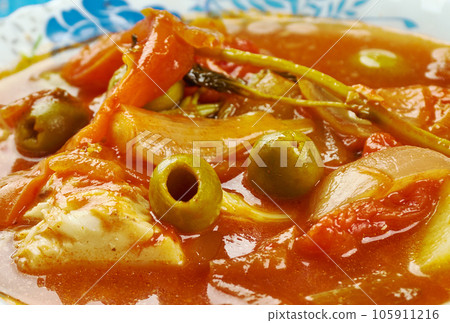 Portuguese Caldo de Peixe Portuguese Caldo de Peixe 105911216