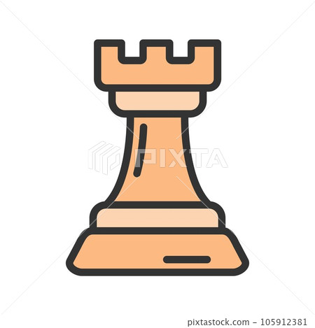 Chess piece Icon Image.-插圖素材[105912381] - PIXTA圖庫