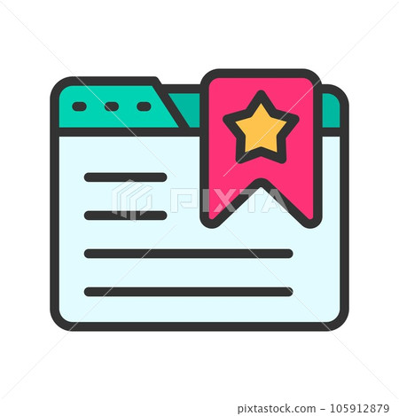 Bookmark Icon Image. 105912879