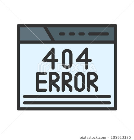 404 Error Icon Image. 105913380