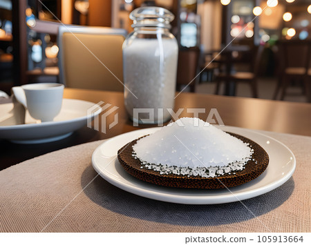 Cozy atmosphere realistic grains of salt. 105913664