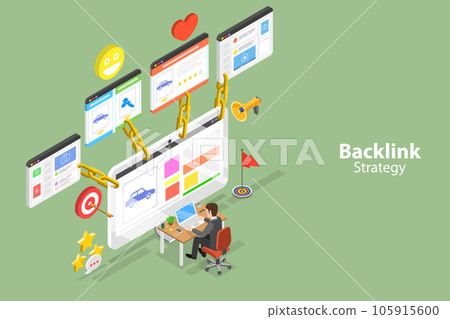 3D Isometric Flat Vector Conceptual... - Stock Illustration [105915600 ...