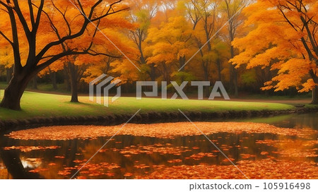 Autumn and Landscape/Generative AI 105916498