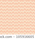 The Seamless Orange herringbone pattern 105916605