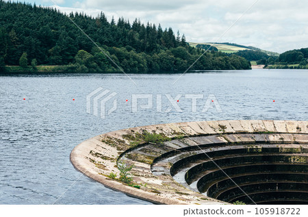 Ladybower Reservoir plugholes 105918722