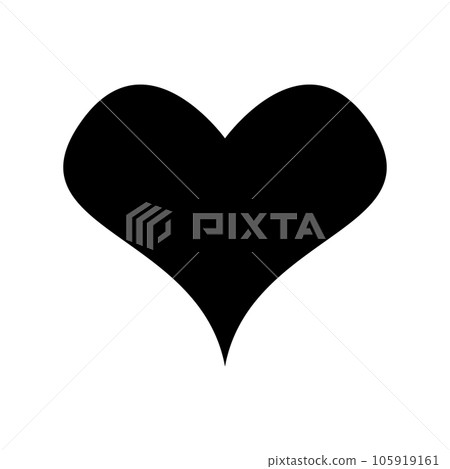 代表一顆心的填充風格圖標 105919161