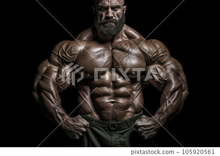 Extreme Bodybuilding Stock Photo - Download Image Now - Large, Bicep,  Muscular Build - iStock