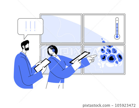 Learning extreme weather conditions abstract concept vector illustration. Learning extreme weather conditions abstract concept vector illustration. 105923472