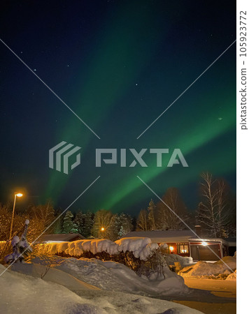 Northern lights (Aurora Borealis) in Boden 105923772