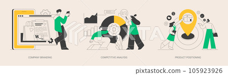 Brand building agency abstract concept vector illustrations. Brand building agency abstract concept vector illustrations. 105923926