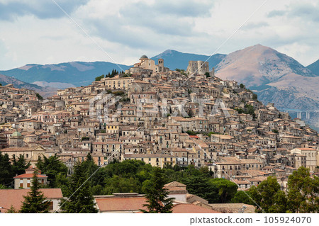 The old village of Morano Calabro, Calabria, Italy in the Pollino massif The old village of Morano Calabro, Calabria, Italy in the Pollino massif 105924070