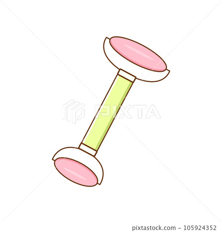 korean cosmetics facial massager. Vector illustration isolated 105924352