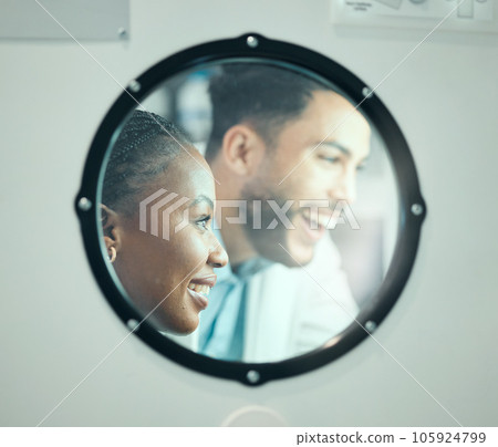 Mirror frame, smile and people in a lab for healthcare innovation, research and teamwork. Happy, collaboration and diversity with scientists in a glass for partnership in pharmaceutical science Mirror frame, smile and people in a lab for healthcare innovation, research and teamwork. Happy, collaboration and diversity with scientists in a glass for partnership in pharmaceutical science 105924799