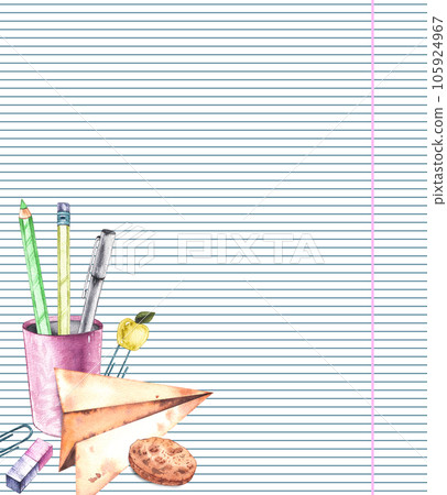 Back to school rectangular template 105924967