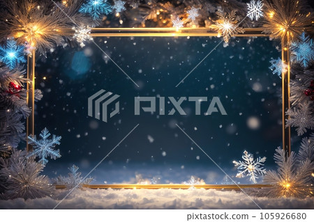 雪水晶框架 105926680