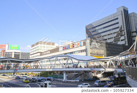 Scenery in front of Tennoji Station / Hiten-cho, Tennoji Ward, Osaka City, Osaka Prefecture 105927334