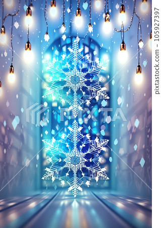Snowflake background　 105927397