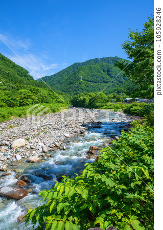 由比曾川、仲夏風光、水上町 由比曾川、仲夏風光、水上町 105928246
