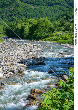Yubiso River, Midsummer Scenery, Minakami Town 105928256