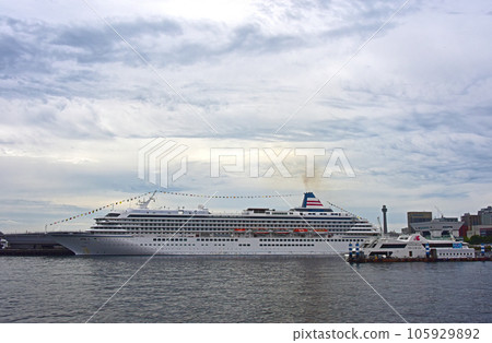 橫濱港未來的早晨風景 105929892