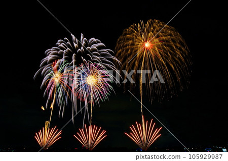 Utsunomiya Fireworks Festival August 12, 2023 (Saturday) Utsunomiya City, Tochigi Prefecture Kinugawa Dojo Inn Green Space 105929987